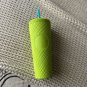 Starbucks 2023 LATAM Mexico Neon Green Venti Tumbler Cup